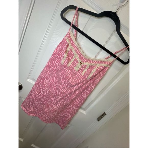 Betsey Johnson large pink heart nightie adjustable straps - Picture 1 of 5